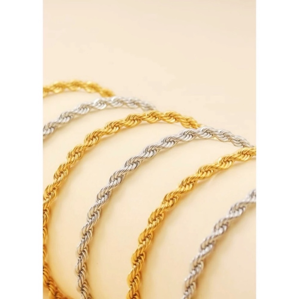 Set of 2 Stainless Steel Necklaces